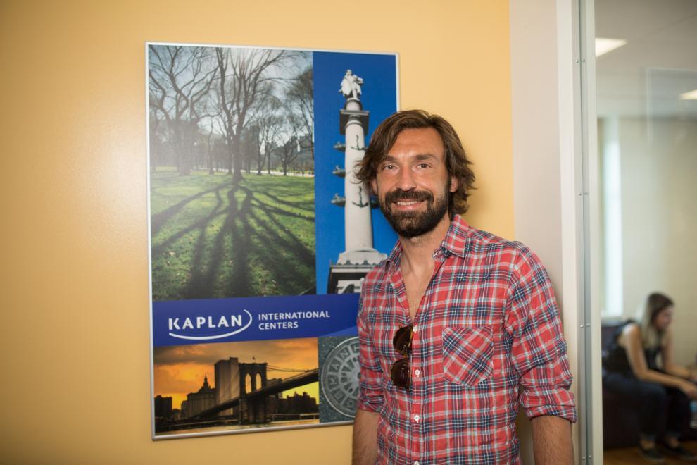 Interview d'Andrea Pirlo à Kaplan New York Empire State Building